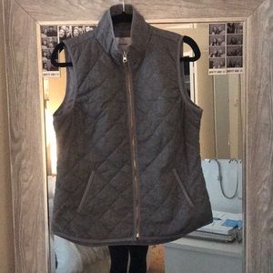 Old navy grey quilted vest